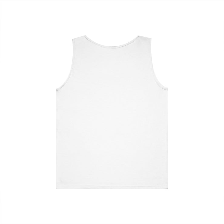 Dog Lover's Unisex Heavy Cotton Tank Top - Cute Pet Art, Custom Gift for Dog Owners, Summer Casual Wear, Animal Lover Apparel