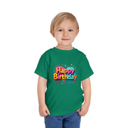 Happy Birthday Toddler Tee, Kids Birthday Gift, Short Sleeve Tee, Birthday Outfit, Toddler Shirt, Celebration Apparel