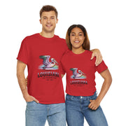 Louisiana Pelican Unisex Heavy Cotton Tee, Coastal Vibes Shirt, Gift for Louisiana Lovers, Casual Wear, Beach Trip T-Shirt, USA States Design