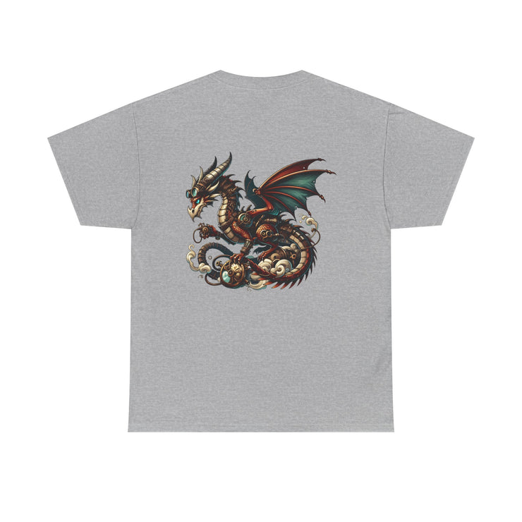 Dragon Graphic Tee, Unisex Cotton T-Shirt, Fantasy Shirt, Gift for Gamers, Cool Casual Wear, Dragon Lover Apparel