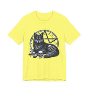 Gothic Wolf Tee | Unisex Graphic Shirt, Casual Outfit, Halloween Gift, Spooky Style, Animal Lover Apparel