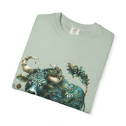 Bohemian Bull T-Shirt, Artistic Graphic Tee, Unisex Shirt for Cow Lovers, Gift for Occasions, Casual Wear, Eco-Friendly Style