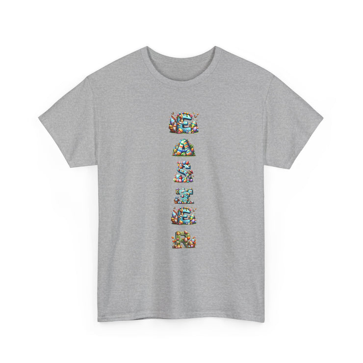 Colorful Cartoon Animal Unisex Heavy Cotton Tee - Gift for Animal Lovers, Cute T-Shirt for Kids & Adults, Fun Birthday, Casual Wear