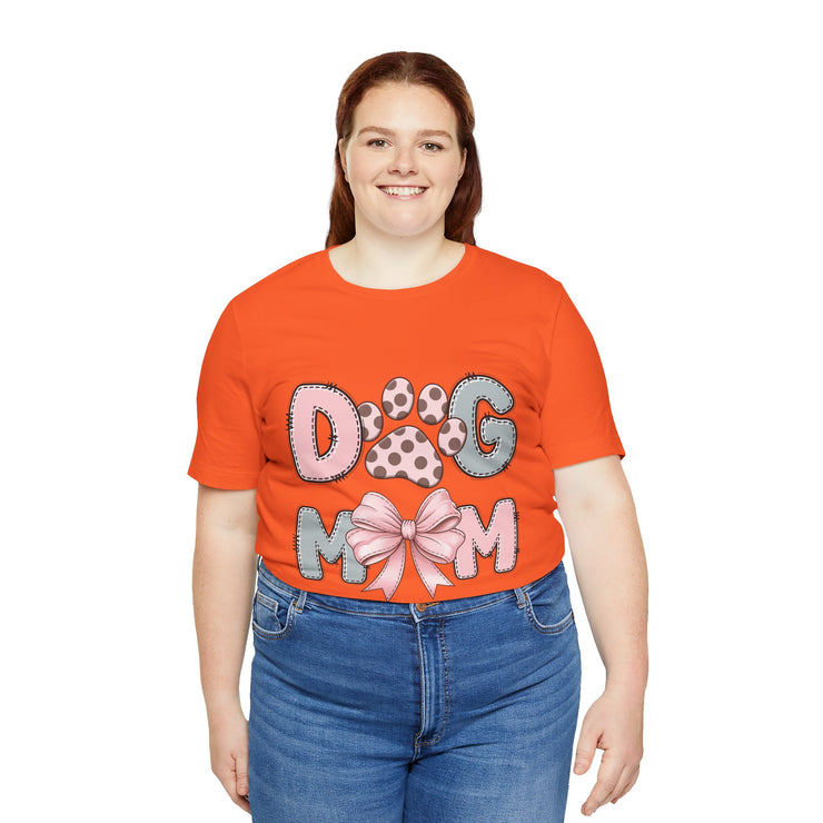 Dog Mom Tee, Cute Pet Lover Shirt, Gift for Dog Owners, Casual Dog Mom Wear, Animal Lover Clothing, Mothers Day