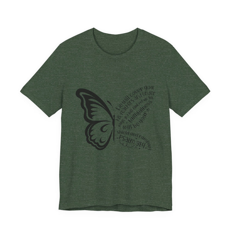 Inspirational Quote Tee, Motivational Shirt, Unisex Graphic T-Shirt, Gift for Her,Butterfly Love