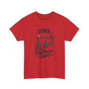 Iowa The Hawkeye State T-Shirt, Vintage Style Tee, Unisex Cotton Shirt, Iowa Pride Gift, USA States Design