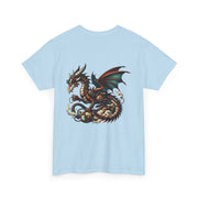Dragon Graphic Tee, Unisex Cotton T-Shirt, Fantasy Shirt, Gift for Gamers, Cool Casual Wear, Dragon Lover Apparel