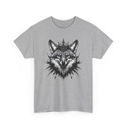 Wolf Head Graphic Unisex Heavy Cotton Tee, Cool Graphic Tee, Animal Lover Gift, Casual Summer Wear, Adventure T-Shirt