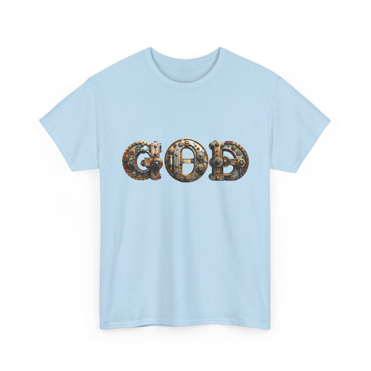 Unisex Heavy Cotton Tee, Inspirational Gift, Casual Wear, Street Style, Spiritual Apparel, Everyday Comfort