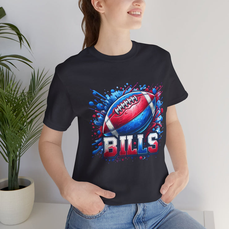 Bills Football Tee, Unisex Sports Shirt, Game Day Apparel, Team Spirit Wear, Gift for Fans, Sports Design