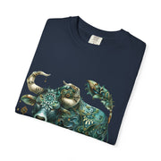 Bohemian Bull T-Shirt, Artistic Graphic Tee, Unisex Shirt for Cow Lovers, Gift for Occasions, Casual Wear, Eco-Friendly Style