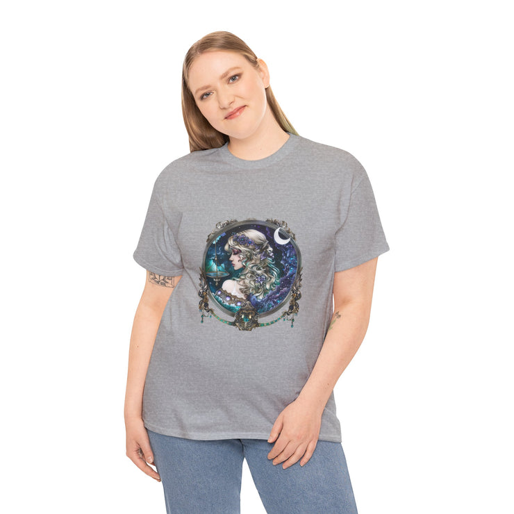 Mystical Moon Goddess Tee - Unisex Heavy Cotton Tee, Celestial Shirt, Boho Fashion, Witchy Clothing, Gift for Her
