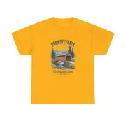 Pennsylvania Vintage Graphic Tee, Unisex T-Shirt, Nature Lover Gift, Travel Souvenir, State Pride Apparel