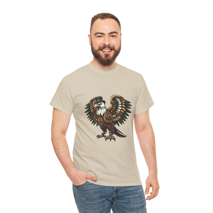 Eagle Graphic Tee, Unisex Heavy Cotton Shirt, Animal Lover Gift, Nature T-Shirt, Wildlife Apparel, Casual Daily Wear