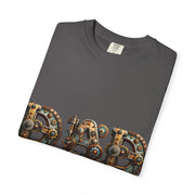Dad Themed Garment-Dyed T-Shirt, Unique Gift for Father's Day, Casual Wear, Perfect for Dads, Everyday Comfort Tee