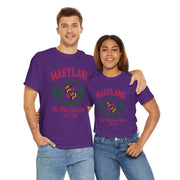 Maryland Heritage Tee | Unisex Cotton Shirt, Old Line State Apparel, Travel Souvenir, Gift for Maryland Lovers, Vintage Maryland Design,USA States Design