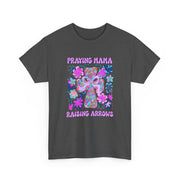 Praying Mama Graphic Tee, Unisex Heavy Cotton T-Shirt for Moms, Gift for Mother's Day,