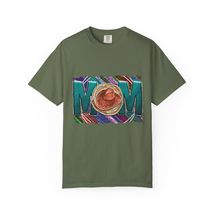 Mom-Themed Unisex Garment-Dyed T-shirt, Gift for Mothers Day, Birthday, Family Gatherings, Casual Wear, Mothers Day Design
