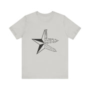 Inspirational Star Graphic Tee | Motivational Unisex Jersey Shirt, Casual Wear, Gift for Friends, Christian Design