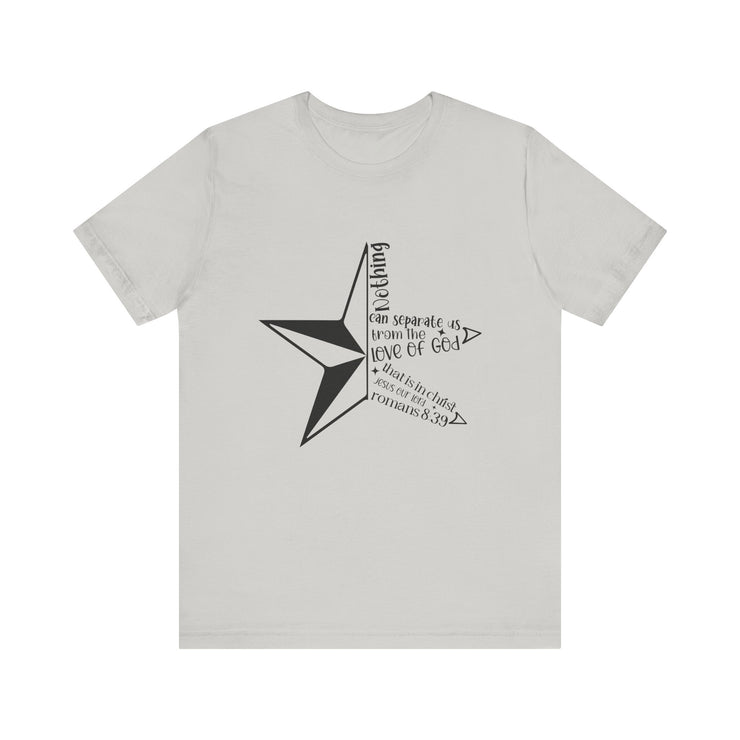 Inspirational Star Graphic Tee | Motivational Unisex Jersey Shirt, Casual Wear, Gift for Friends, Christian Design