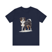 Dog Lover's Unisex Jersey Tee, Fun Pet Shirt, Animal Graphic Tee, Gift for Dog Owners, Cute Dog Apparel,