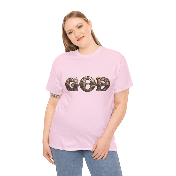 Unisex Heavy Cotton Tee, Inspirational Gift, Casual Wear, Street Style, Spiritual Apparel, Everyday Comfort