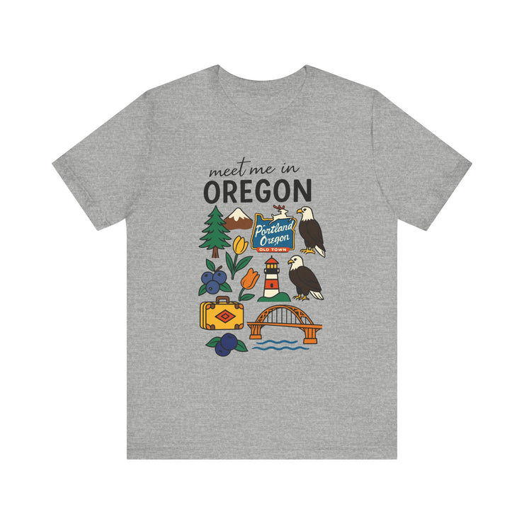 Oregon State Pride Tee, Explore Oregon T-Shirt, Travel Souvenir Shirt, USA States Design