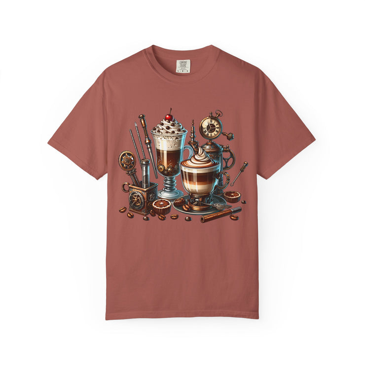 Coffee Lovers Unisex T-shirt, Cozy Café Style, Gift for Baristas, Perfect for Birthdays, Fun Beverage Art Tee