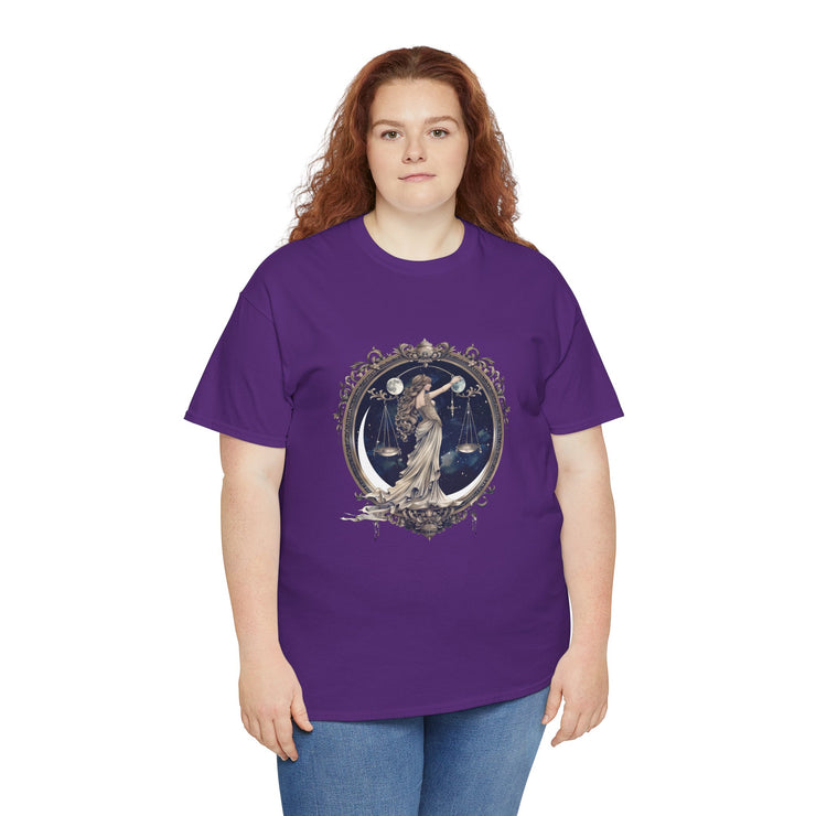 Moonlit Goddess Tee - Ethereal Cotton Shirt, Unisex T-Shirt, Celestial Graphic Tee, Bohemian Style Top, Vintage Art Apparel