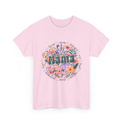 Floral 'Mama' Unisex Heavy Cotton Tee, Perfect for Mother's Day, Gifts for Mom, Birthday Apparel,