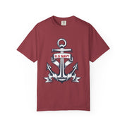 Unisex T-Shirt with U.S. Navy Anchor Design, Casual Tee, Maritime Gift, Sailor Apparel, Patriotic Wear, Summer Style