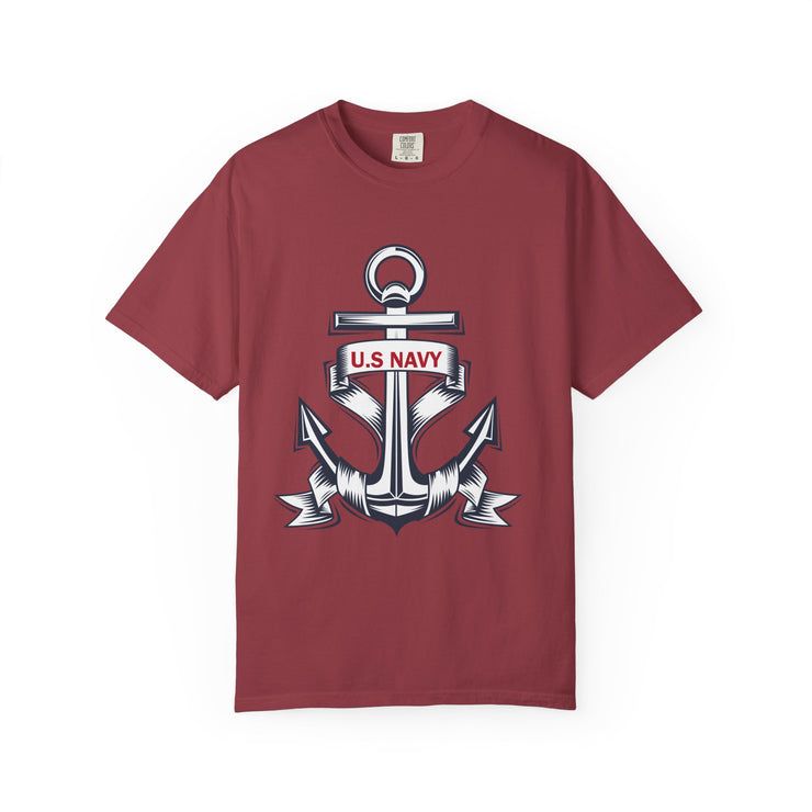 Unisex T-Shirt with U.S. Navy Anchor Design, Casual Tee, Maritime Gift, Sailor Apparel, Patriotic Wear, Summer Style