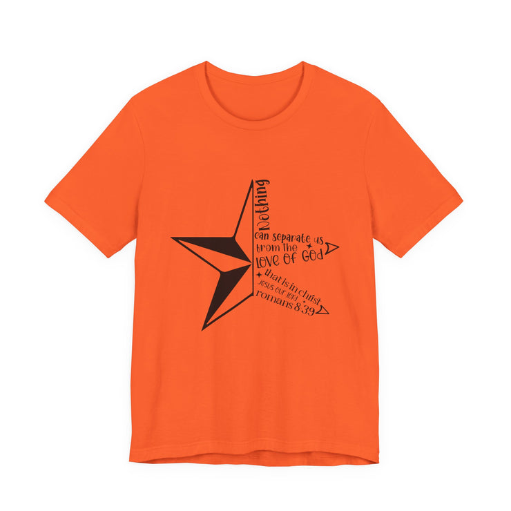 Inspirational Star Graphic Tee | Motivational Unisex Jersey Shirt, Casual Wear, Gift for Friends, Christian Design