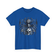Gothic Spider Graphic Tee | Unisex Heavy Cotton Tee, Halloween Shirt, Alternative Fashion, Edgy Apparel, Gift for Her/Him