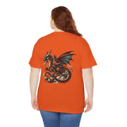 Dragon Graphic Tee, Unisex Cotton T-Shirt, Fantasy Shirt, Gift for Gamers, Cool Casual Wear, Dragon Lover Apparel