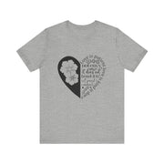 Heartfelt Love Quote Tee, Inspirational Unisex Shirt, Gifts for Her, Casual Outfit, Valentine/Anniversary Gift, Motivational Apparel