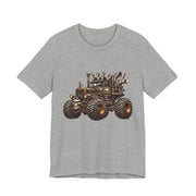 Rustic Tractor Graphic Tee, Farm Life Apparel, Unisex Jersey Tee, Country Style Shirt, Gift for Farmers, Car Design