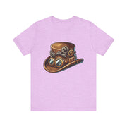 Steampunk Hat Tee, Steampunk T-Shirt, Retro Graphic Tee, Gift for Nerds, Cosplay Costume Top