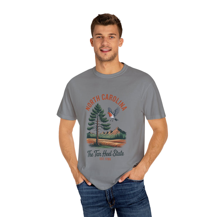 North Carolina Graphic T-Shirt | Tar Heel State Apparel | Unisex Casual Wear