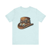 Steampunk Hat Tee, Steampunk T-Shirt, Retro Graphic Tee, Gift for Nerds, Cosplay Costume Top