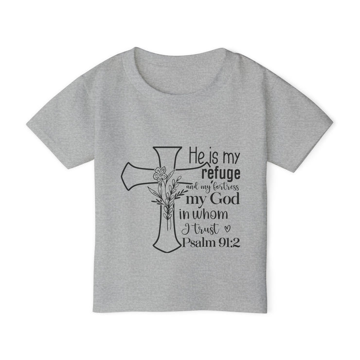 Toddler T-Shirt with Inspirational Design, Religious Gift, Faith-Based Apparel, Christian Clothing for Kids, Scripture Shirt, Christian Design