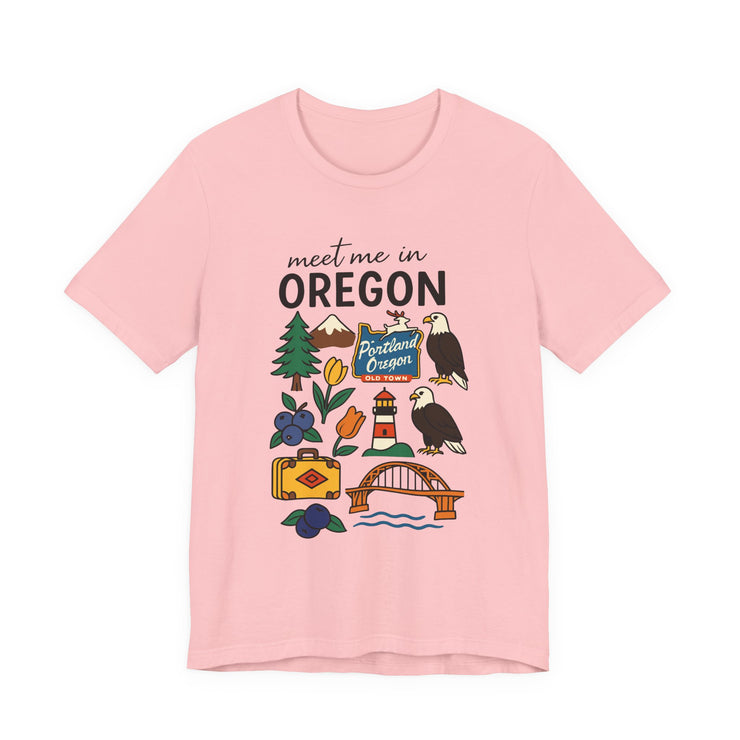 Oregon State Pride Tee, Explore Oregon T-Shirt, Travel Souvenir Shirt, USA States Design