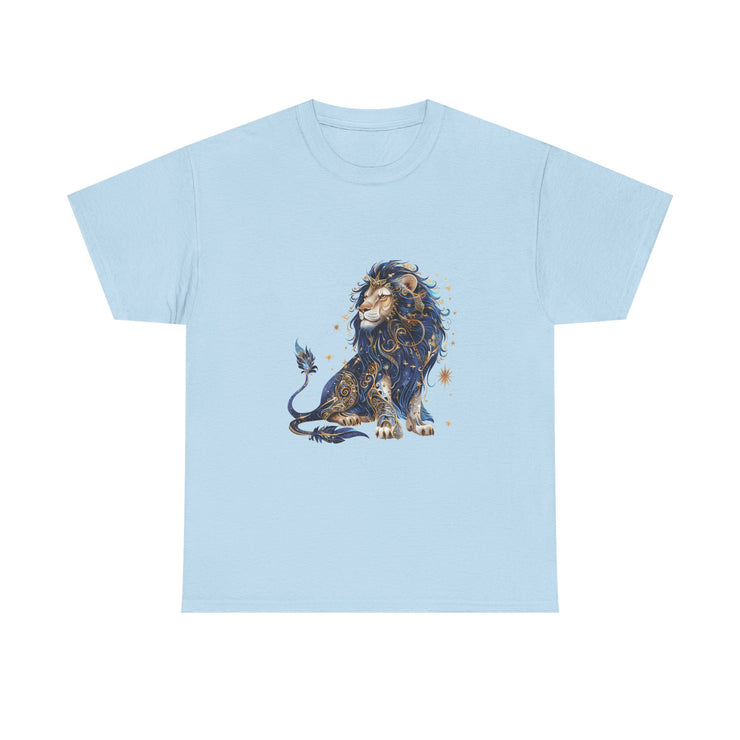 Majestic Lion Unisex Heavy Cotton Tee, Animal Lover Shirt, Eco-Friendly Gift, Casual Wear, Wildlife T-Shirt, Birthday Apparel