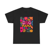 Dog Mama Floral Tee, Cute Dog Mom T-Shirt, Flower Design Unisex Cotton Shirt, Pet Lover Gift,