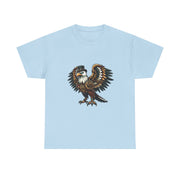 Eagle Graphic Tee, Unisex Heavy Cotton Shirt, Animal Lover Gift, Nature T-Shirt, Wildlife Apparel, Casual Daily Wear