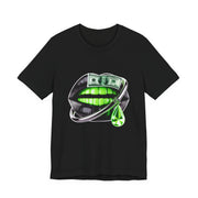 Green Glam Lip Graphic Tee | Unisex Jersey Short Sleeve Shirt, Fashion Tee, Trendy T-shirt, Gift for Her, Casual Wear