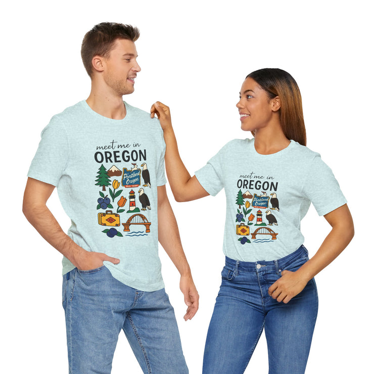 Oregon State Pride Tee, Explore Oregon T-Shirt, Travel Souvenir Shirt, USA States Design