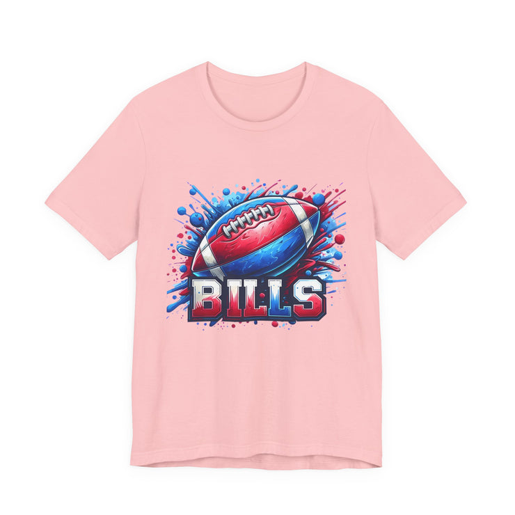 Bills Football Tee, Unisex Sports Shirt, Game Day Apparel, Team Spirit Wear, Gift for Fans, Sports Design