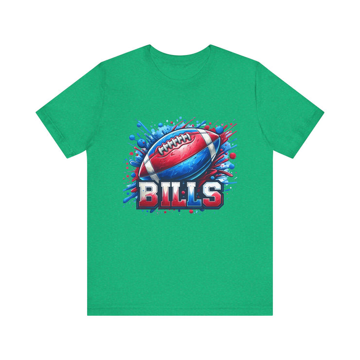 Bills Football Tee, Unisex Sports Shirt, Game Day Apparel, Team Spirit Wear, Gift for Fans, Sports Design
