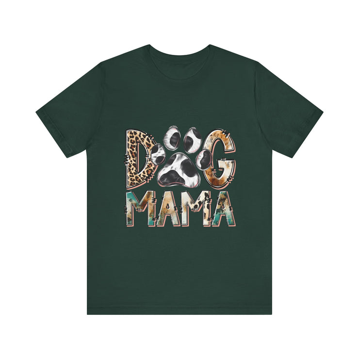 Dog Mama Tee, Unisex Short Sleeve Shirt, Perfect Gift for Dog Lovers, Casual Wear, Pet Mom Appreciation, Mothers Day